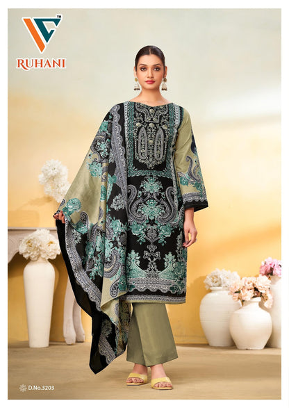 Ruhani Vol 32 Vandana Creation Cotton Karachi Salwar Suits Wholesaler India