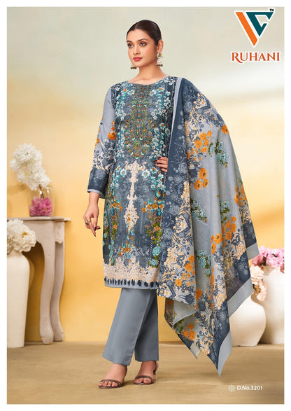 Ruhani Vol 32 Vandana Creation Cotton Karachi Salwar Suits Wholesaler India