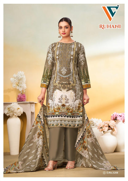 Ruhani Vol 32 Vandana Creation Cotton Karachi Salwar Suits Wholesaler India