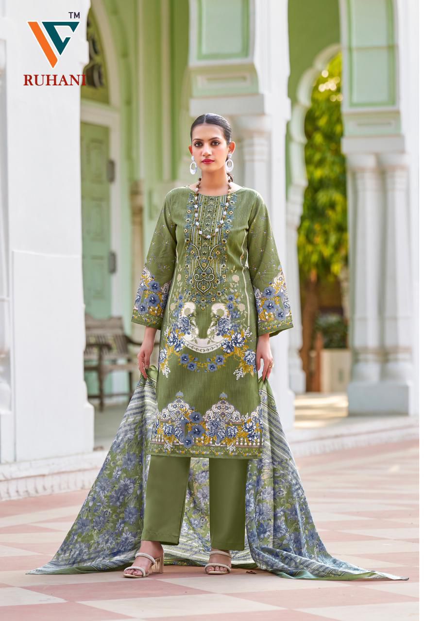 Ruhani Vol 33 Vandana Creation Cotton Karachi Salwar Suits Exporter Ahmedabad