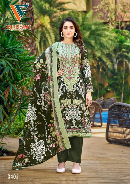 Ruhani Vol 34 Vandana Creation Cotton Karachi Salwar Suits Wholesaler India