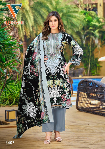 Ruhani Vol 34 Vandana Creation Cotton Karachi Salwar Suits Wholesaler India