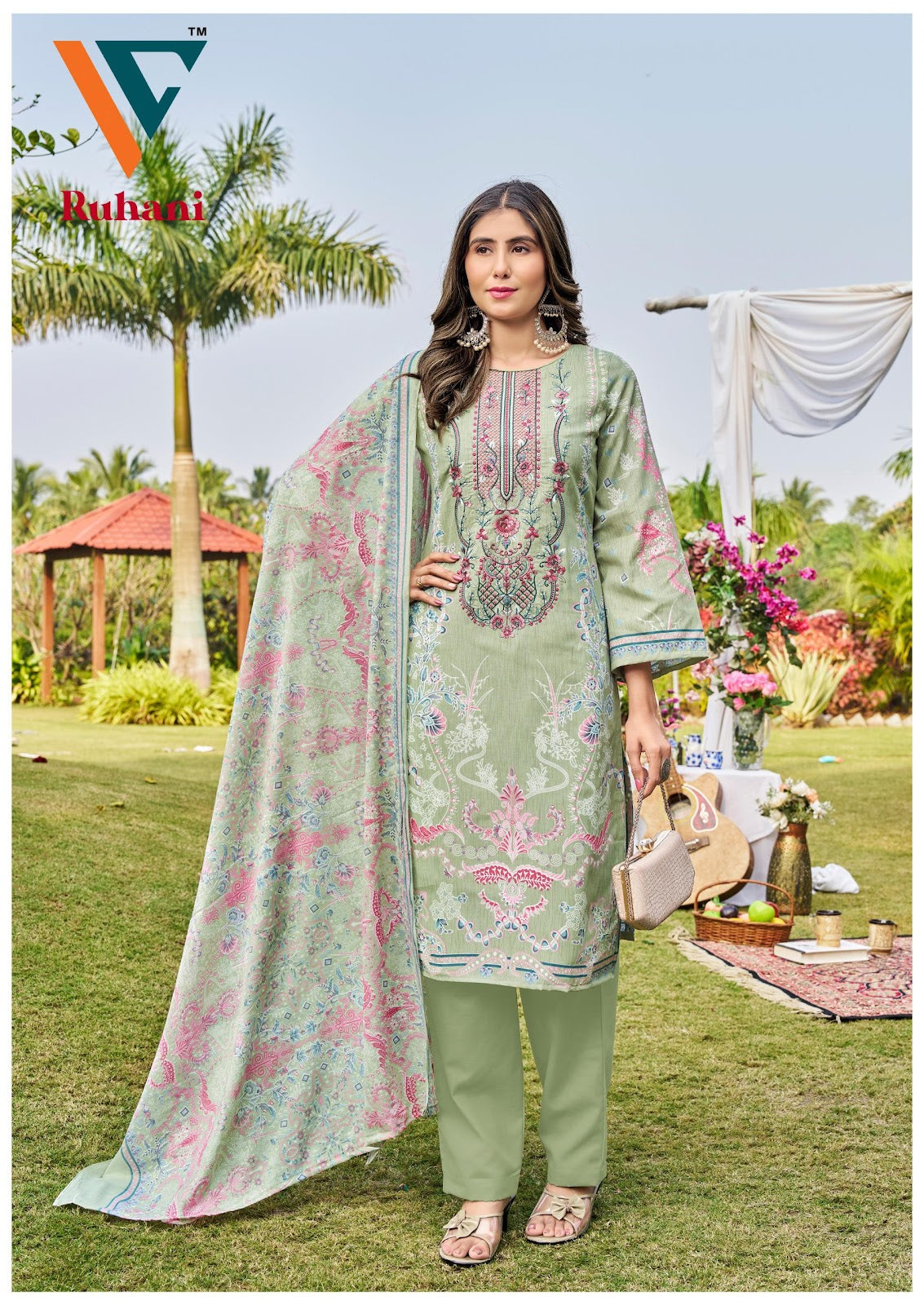 Ruhani Vol 35 Vandana Creation Cotton Karachi Salwar Suits Manufacturer Gujarat