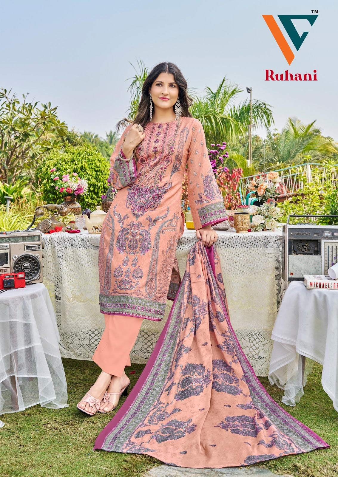 Ruhani Vol 35 Vandana Creation Cotton Karachi Salwar Suits Manufacturer Gujarat