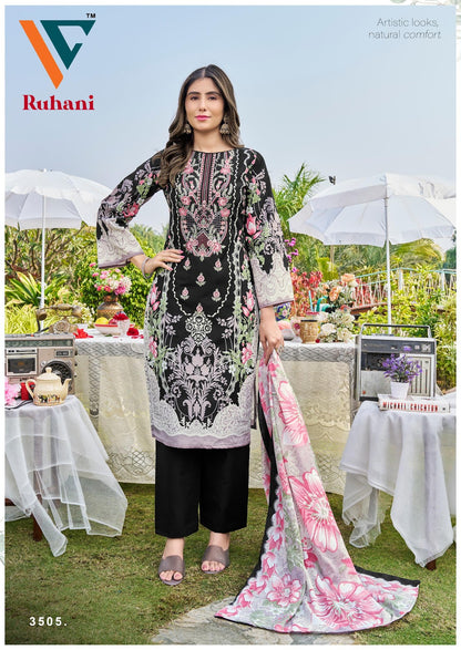 Ruhani Vol 35 Vandana Creation Cotton Karachi Salwar Suits Manufacturer Gujarat