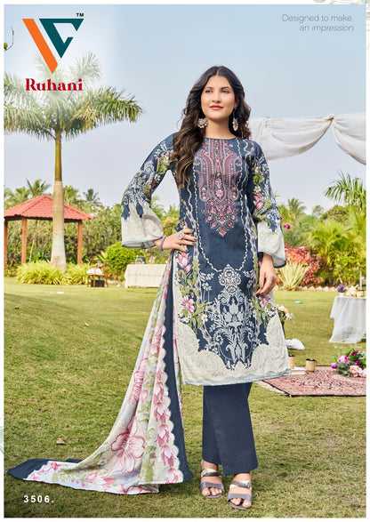 Ruhani Vol 35 Vandana Creation Cotton Karachi Salwar Suits Manufacturer Gujarat
