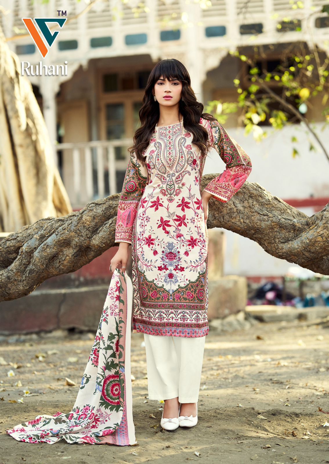 Ruhani Vol 40 Vandana Creation Mix Cotton Karachi Salwar Suits Manufacturer Ahmedabad