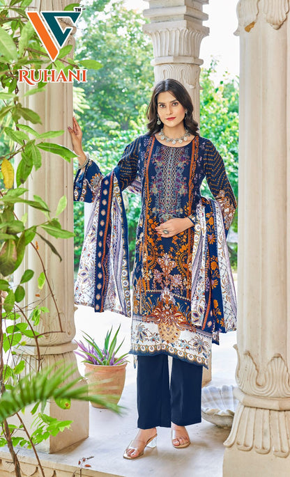 Ruhani? Vol 21 Vandana Creation Cotton Karachi Salwar Suits Wholesaler