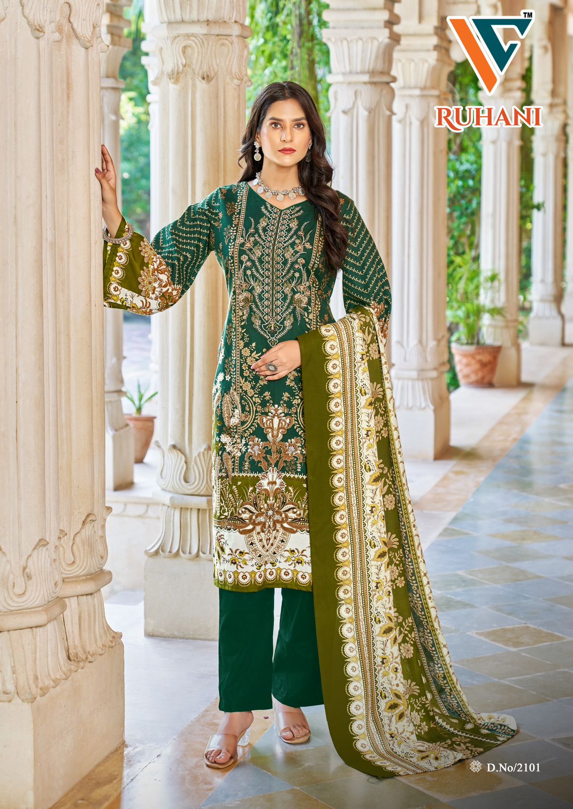 Ruhani? Vol 21 Vandana Creation Cotton Karachi Salwar Suits Wholesaler