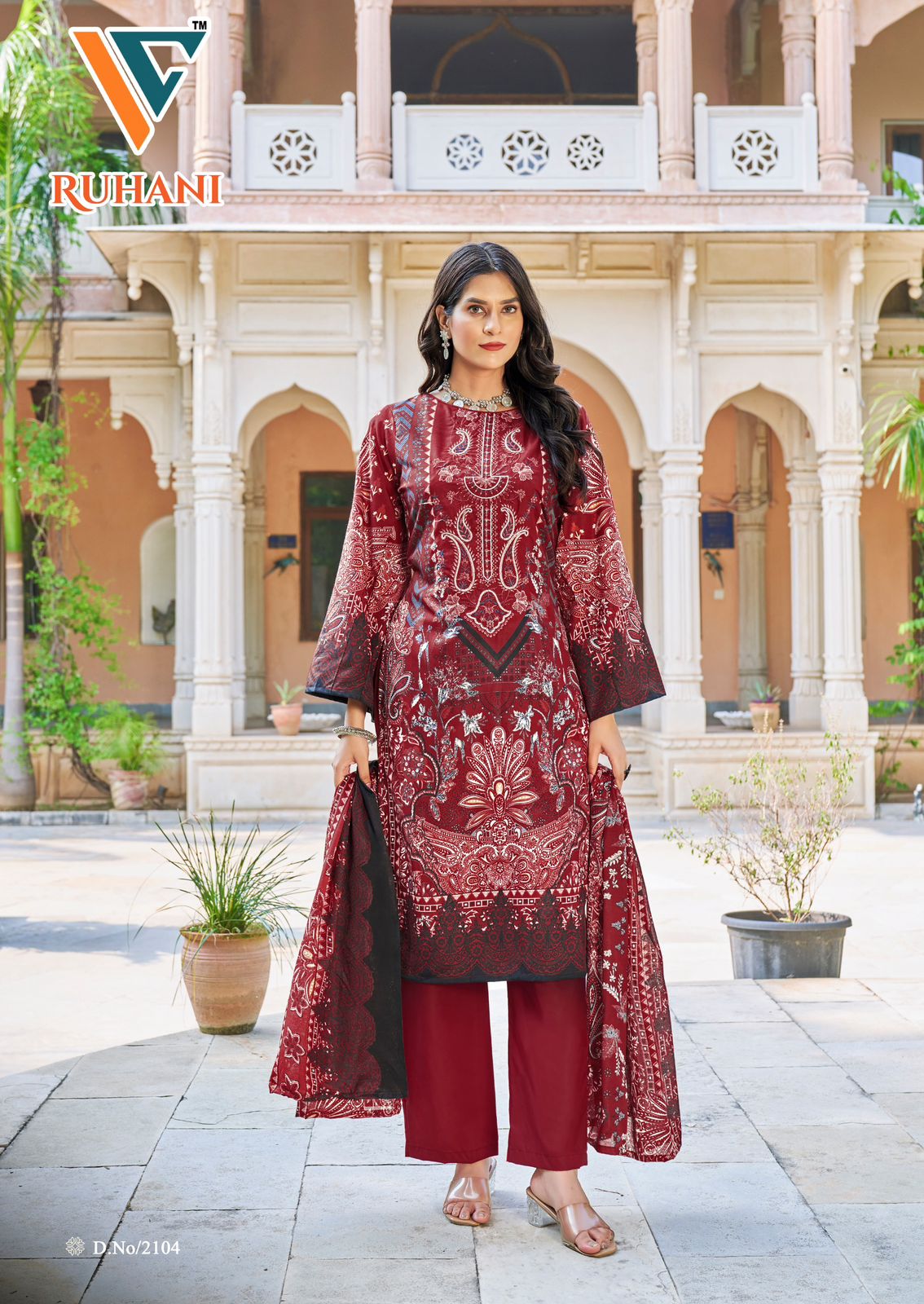 Ruhani? Vol 21 Vandana Creation Cotton Karachi Salwar Suits Wholesaler