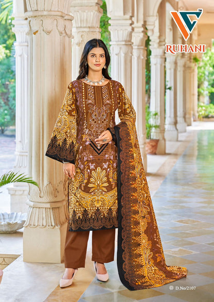 Ruhani? Vol 21 Vandana Creation Cotton Karachi Salwar Suits Wholesaler