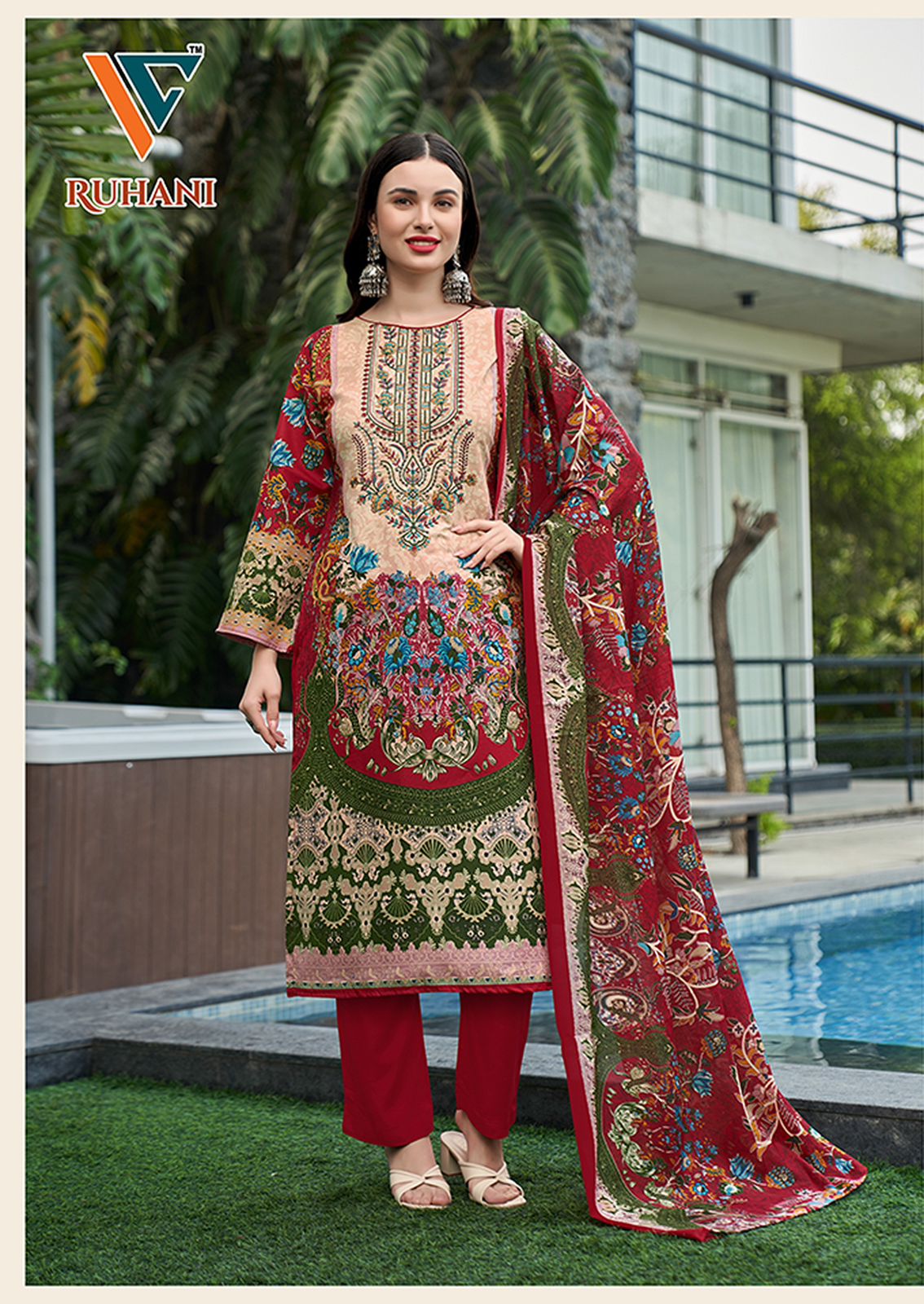 Ruhani? Vol 22 Vandana Creation Cotton Karachi Salwar Suits Wholesale Price