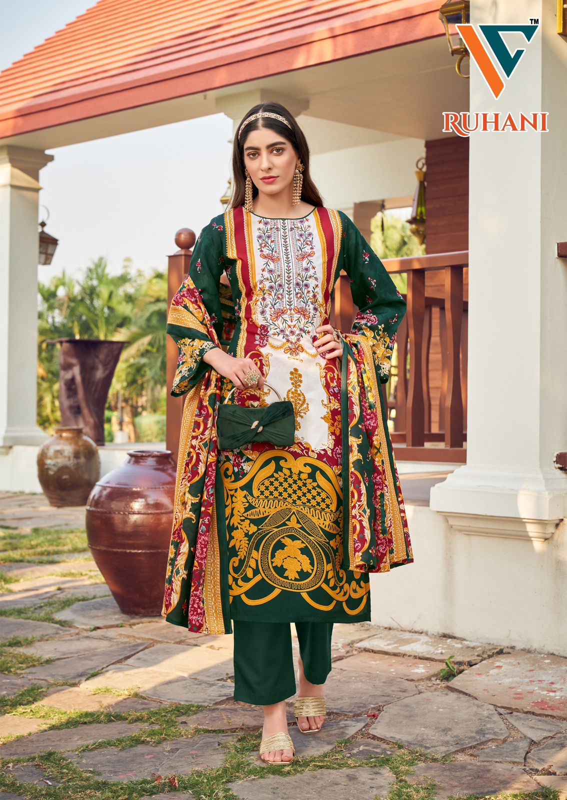 Ruhani? Vol 24 Vandana Creation Cotton Karachi Salwar Suits Supplier