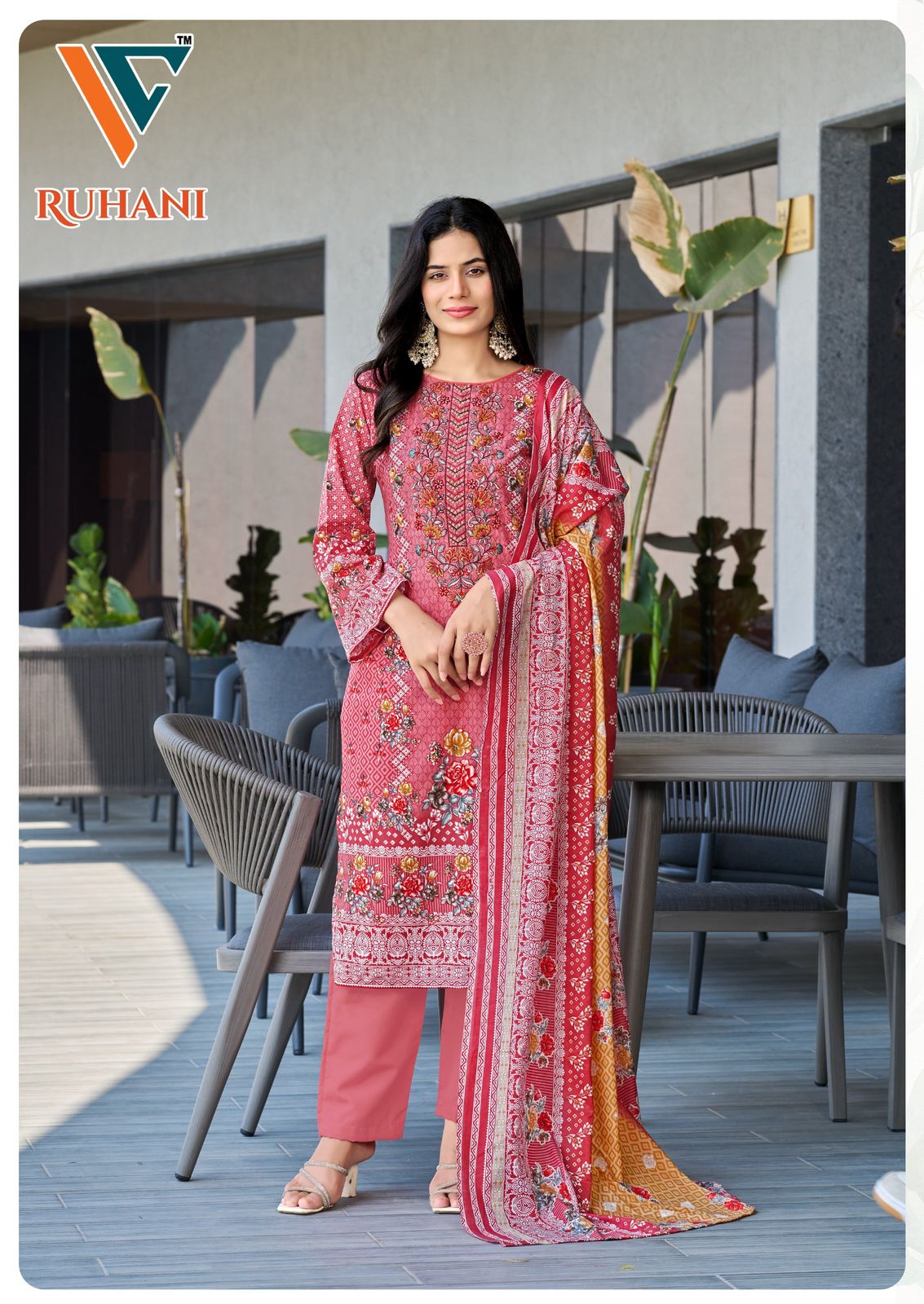 Ruhani? Vol 26 Vandana Creation Cotton Karachi Salwar Suits Exporter India
