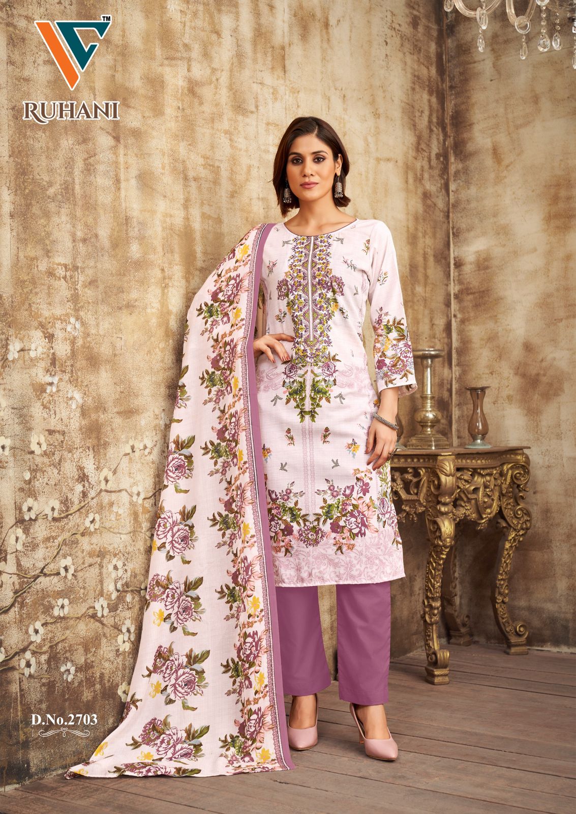 Ruhani? Vol 27 Vandana Creation Cotton Karachi Salwar Suits Wholesaler India