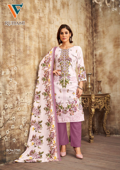 Ruhani? Vol 27 Vandana Creation Cotton Karachi Salwar Suits Wholesaler India
