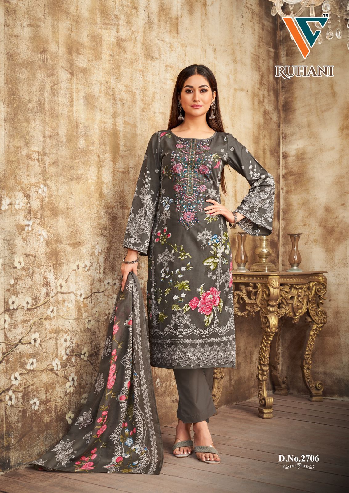 Ruhani? Vol 27 Vandana Creation Cotton Karachi Salwar Suits Wholesaler India