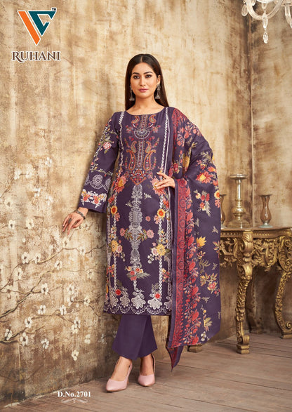 Ruhani? Vol 27 Vandana Creation Cotton Karachi Salwar Suits Wholesaler India