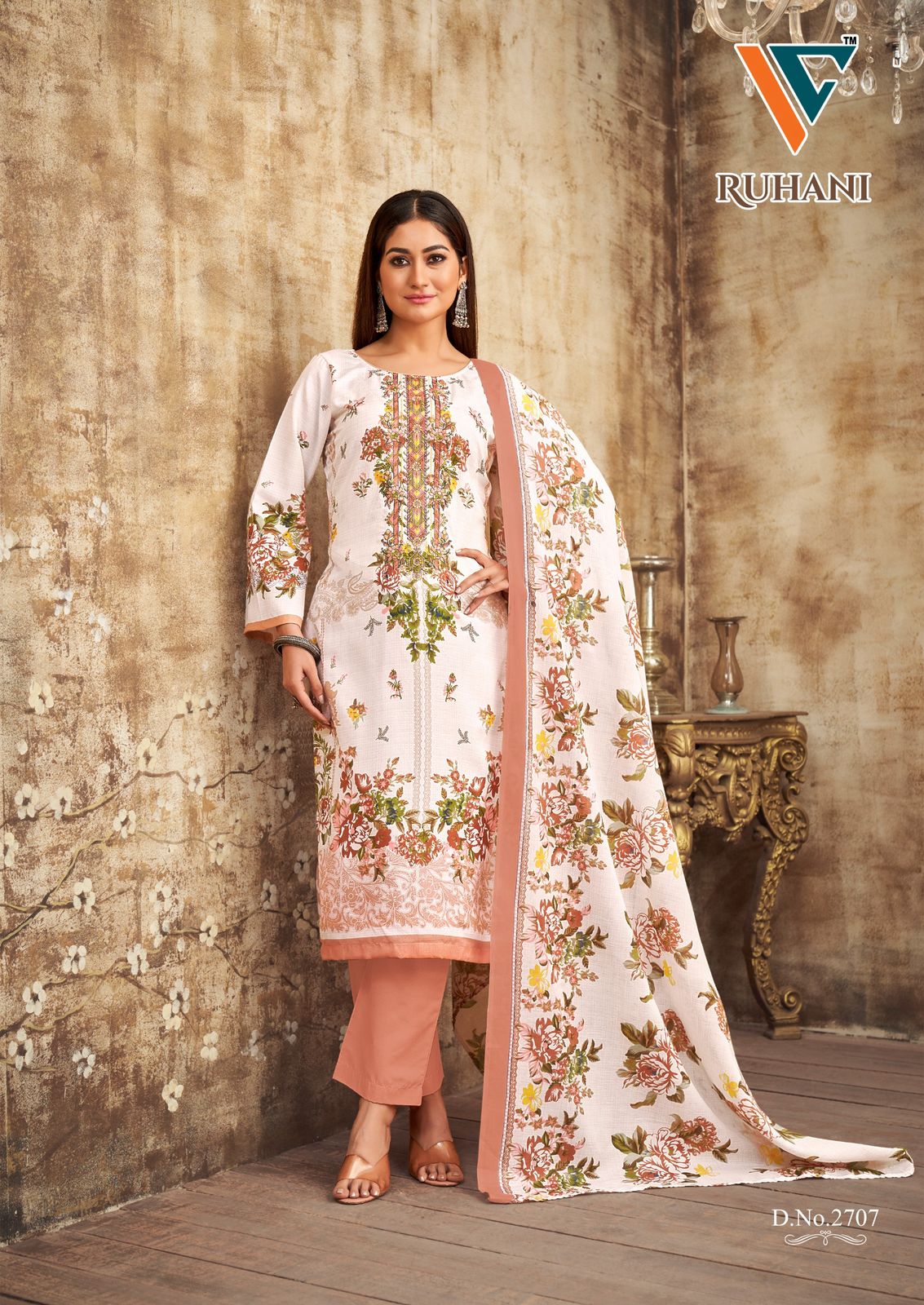 Ruhani? Vol 27 Vandana Creation Cotton Karachi Salwar Suits Wholesaler India
