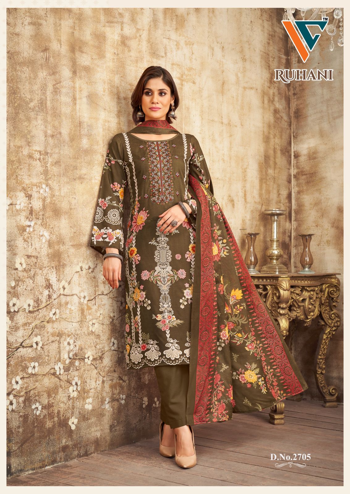 Ruhani? Vol 27 Vandana Creation Cotton Karachi Salwar Suits Wholesaler India