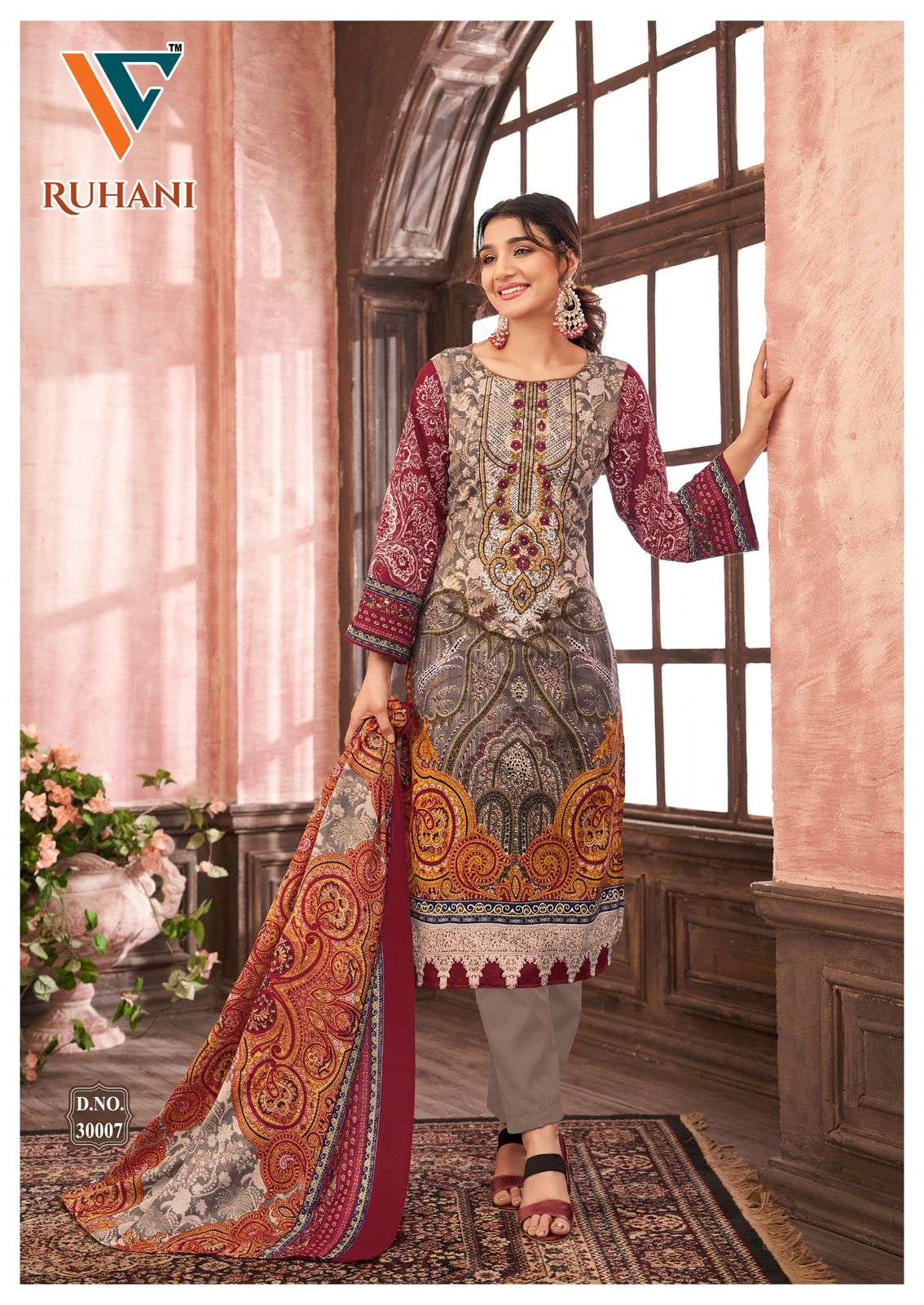 Ruhani? Vol 30 Vandana Creation Cotton Karachi Salwar Suits Exporter Gujarat