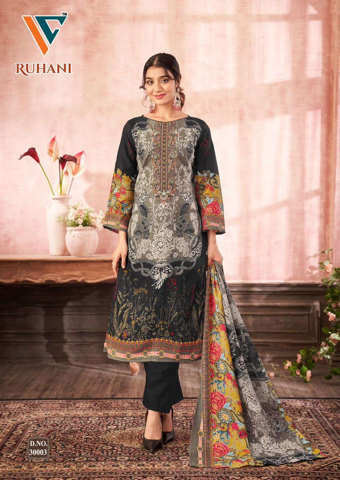 Ruhani? Vol 30 Vandana Creation Cotton Karachi Salwar Suits Exporter Gujarat