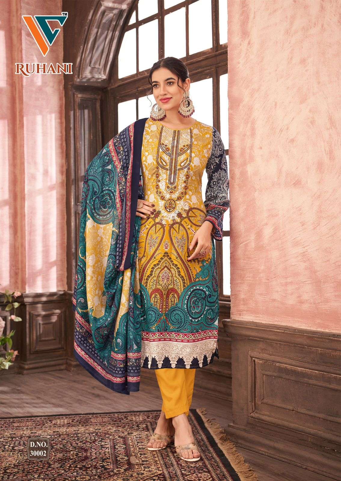 Ruhani? Vol 30 Vandana Creation Cotton Karachi Salwar Suits Exporter Gujarat