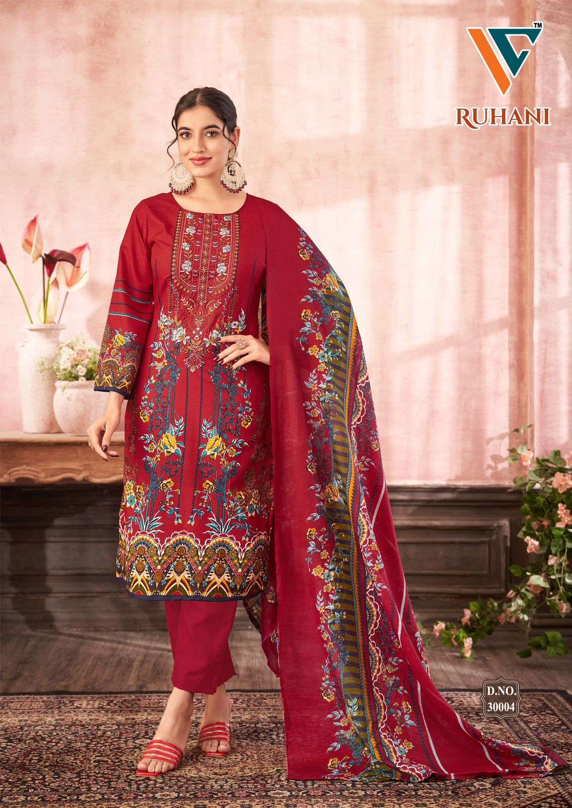Ruhani? Vol 30 Vandana Creation Cotton Karachi Salwar Suits Exporter Gujarat