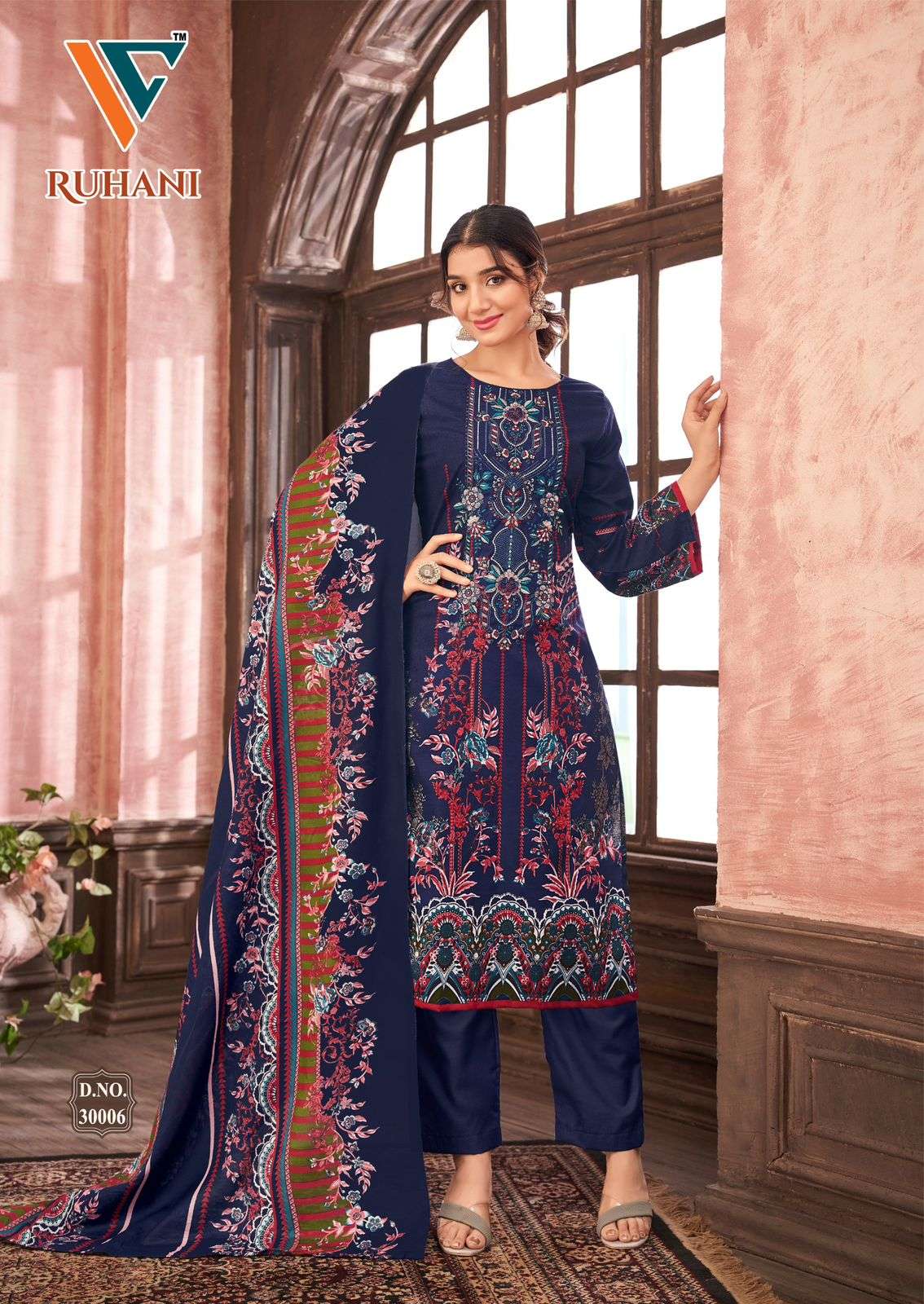 Ruhani? Vol 30 Vandana Creation Cotton Karachi Salwar Suits Exporter Gujarat