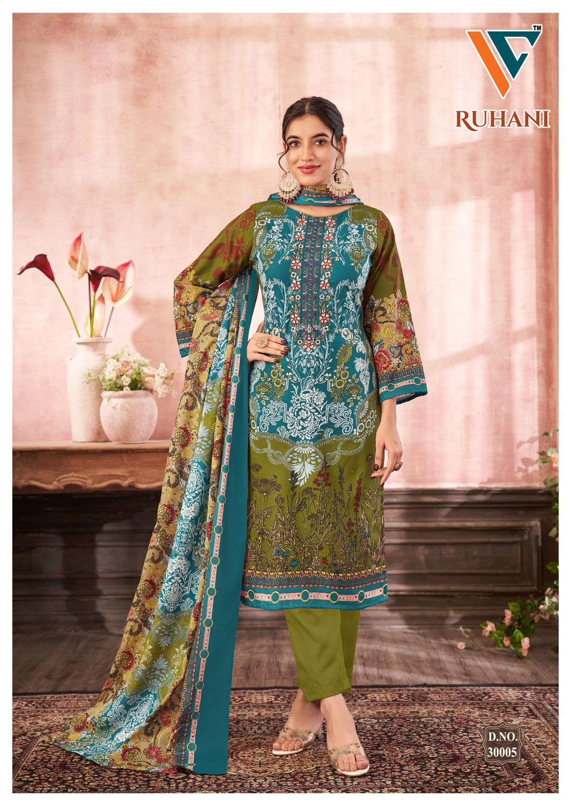 Ruhani? Vol 30 Vandana Creation Cotton Karachi Salwar Suits Exporter Gujarat