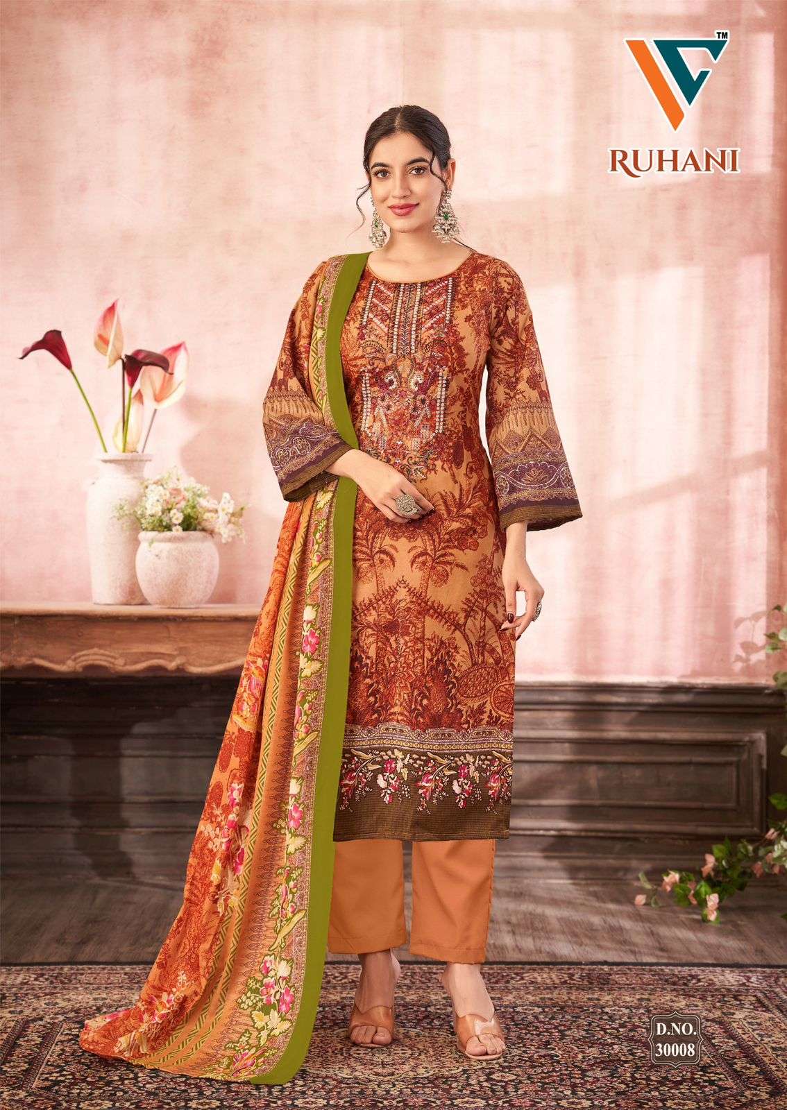 Ruhani? Vol 30 Vandana Creation Cotton Karachi Salwar Suits Exporter Gujarat