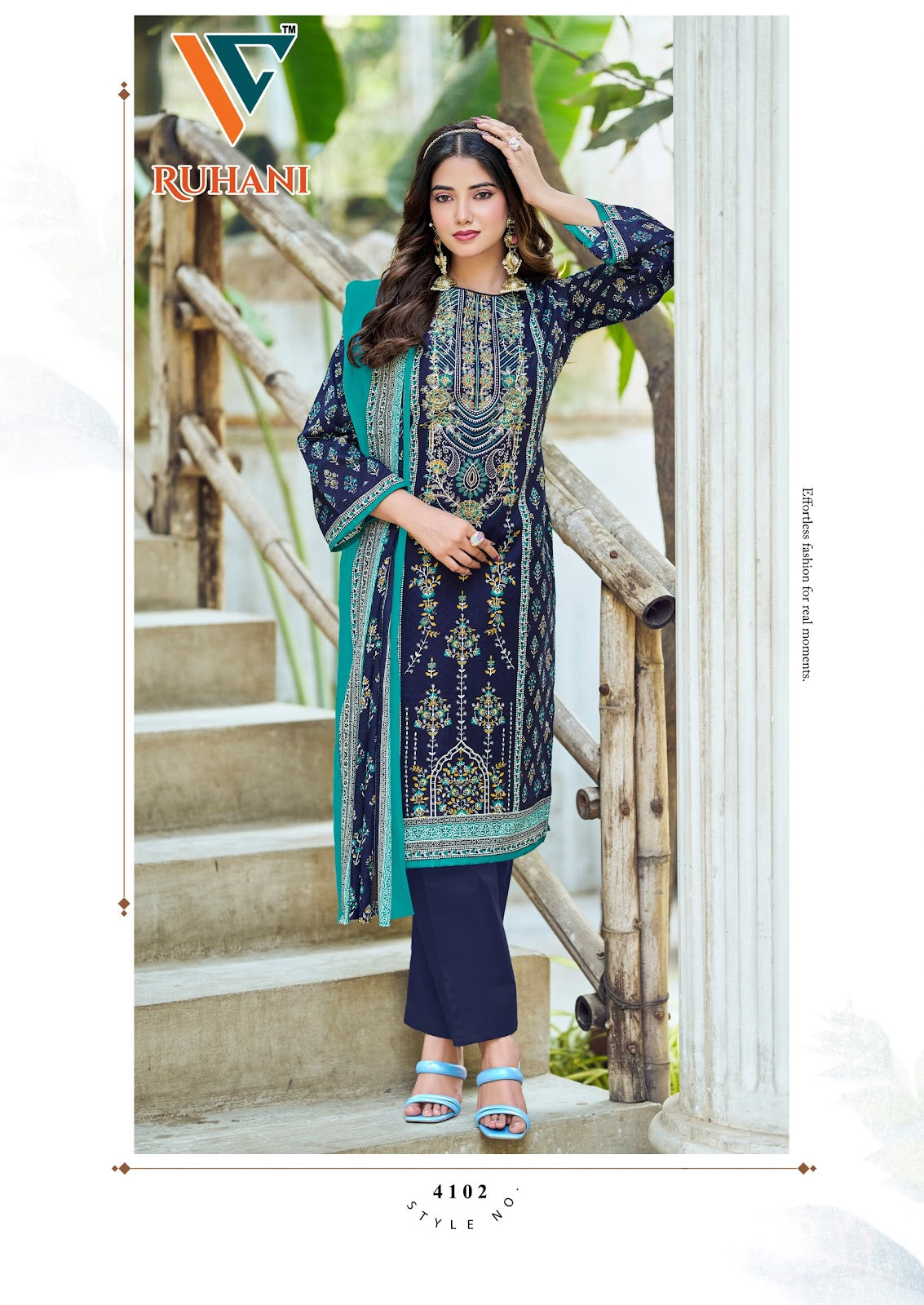 Ruhani Vol 41 Vandana Creation Mix Cotton Karachi Salwar Suits Manufacturer Gujarat