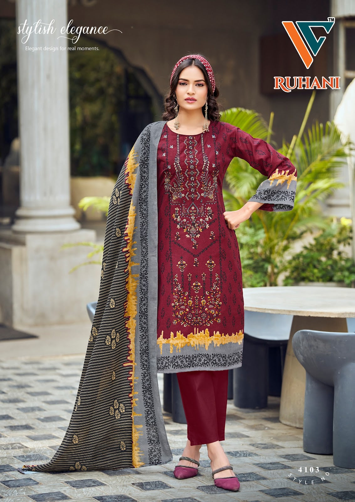 Ruhani Vol 41 Vandana Creation Mix Cotton Karachi Salwar Suits Manufacturer Gujarat