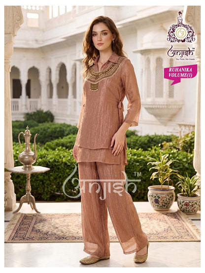Ruhanika Anjish Salsa Co Ord Set Exporter