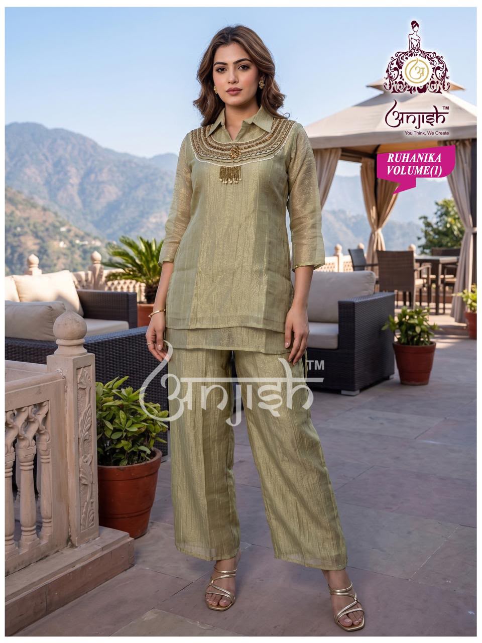 Ruhanika Anjish Salsa Co Ord Set Exporter