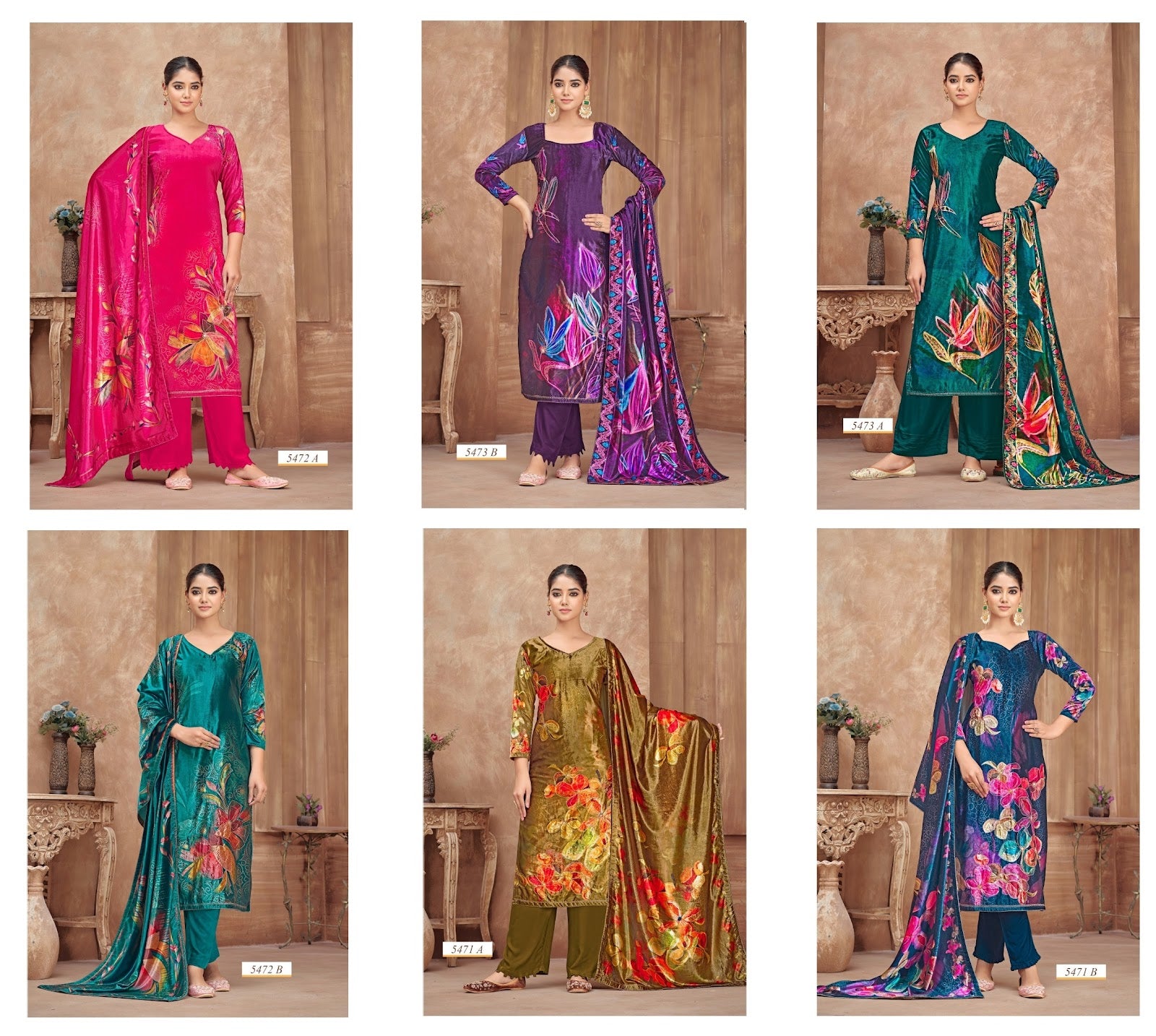 Ruhaniyat Vol 1 Rakhi Fashion Velvet Suits Supplier