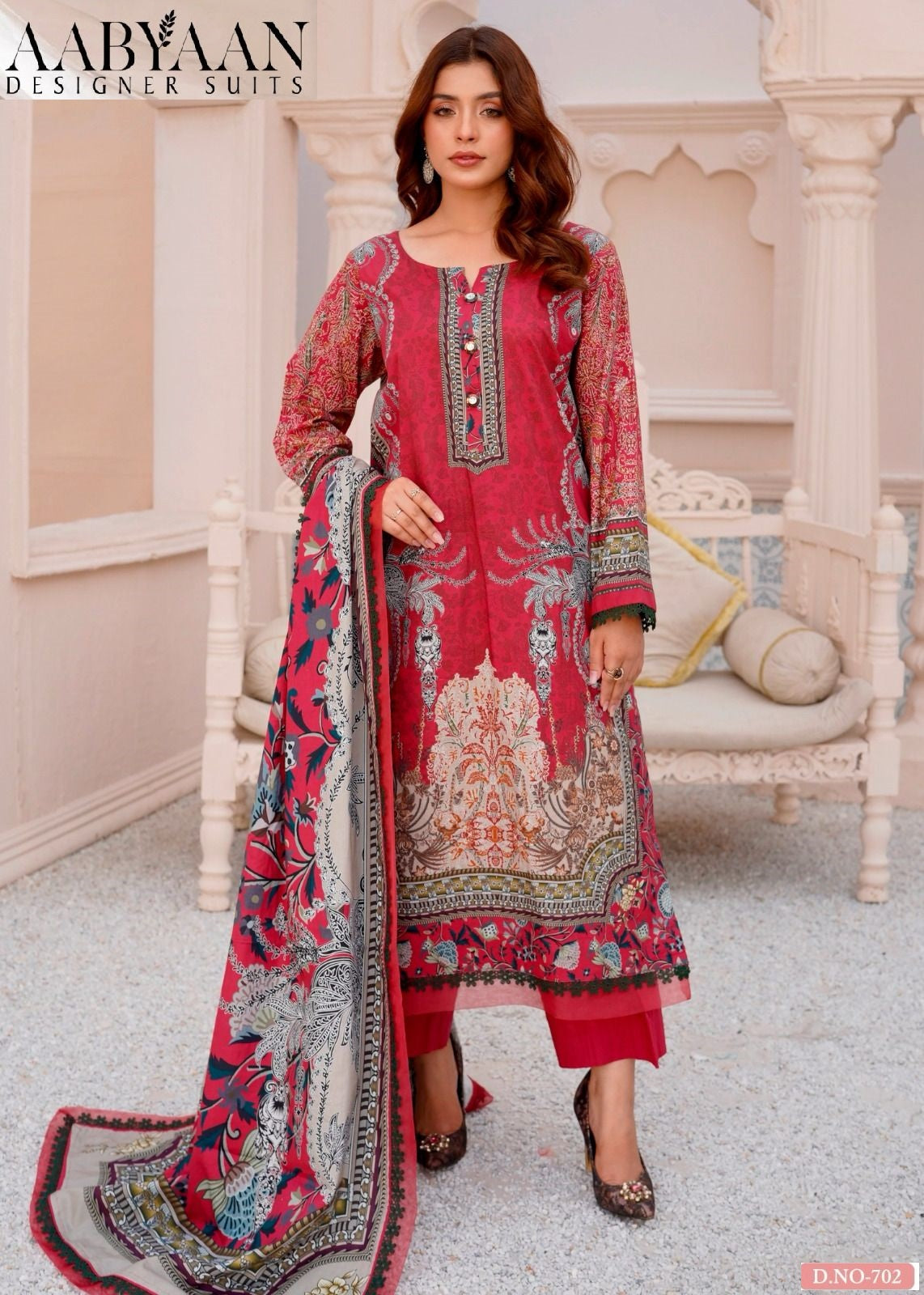 Ruhaniyat Vol 7 Luxury Cotton Collection Aabyaan Karachi Salwar Suits Manufacturer