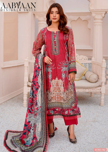 Ruhaniyat Vol 7 Luxury Cotton Collection Aabyaan Karachi Salwar Suits Manufacturer