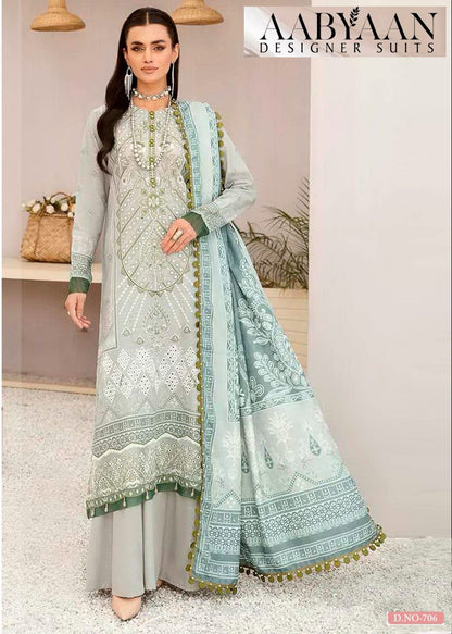 Ruhaniyat Vol 7 Luxury Cotton Collection Aabyaan Karachi Salwar Suits Manufacturer