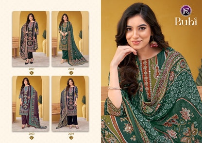 Ruhi Kala Fashion Pure Jam Karachi Salwar Suits Wholesaler India