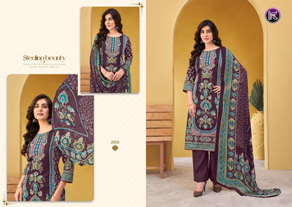 Ruhi Kala Fashion Pure Jam Karachi Salwar Suits Wholesaler India