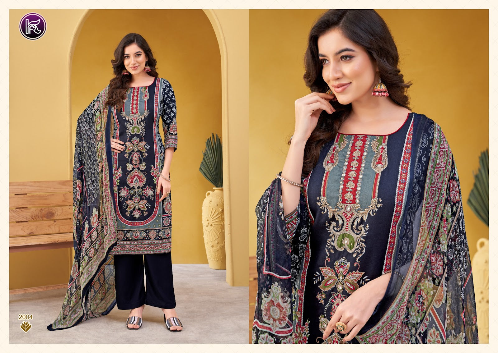 Ruhi Kala Fashion Pure Jam Karachi Salwar Suits Wholesaler India