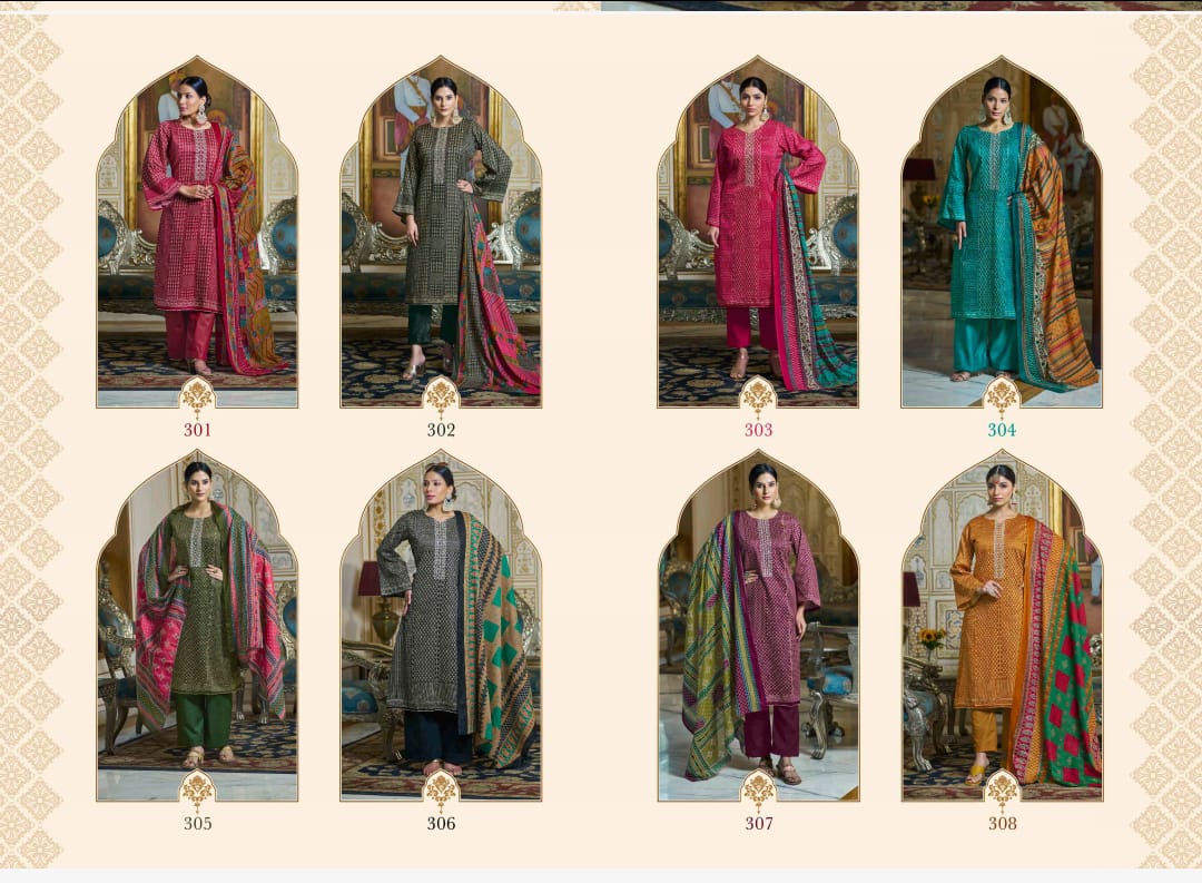 Ruhi Kesari Trendz Jaam Karachi Salwar Suits Wholesale Price