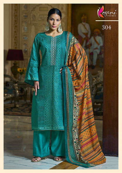 Ruhi Kesari Trendz Jaam Karachi Salwar Suits Wholesale Price