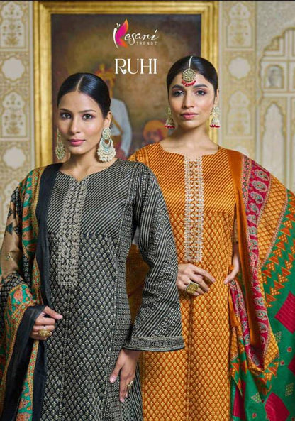 Ruhi Kesari Trendz Jaam Karachi Salwar Suits Wholesale Price