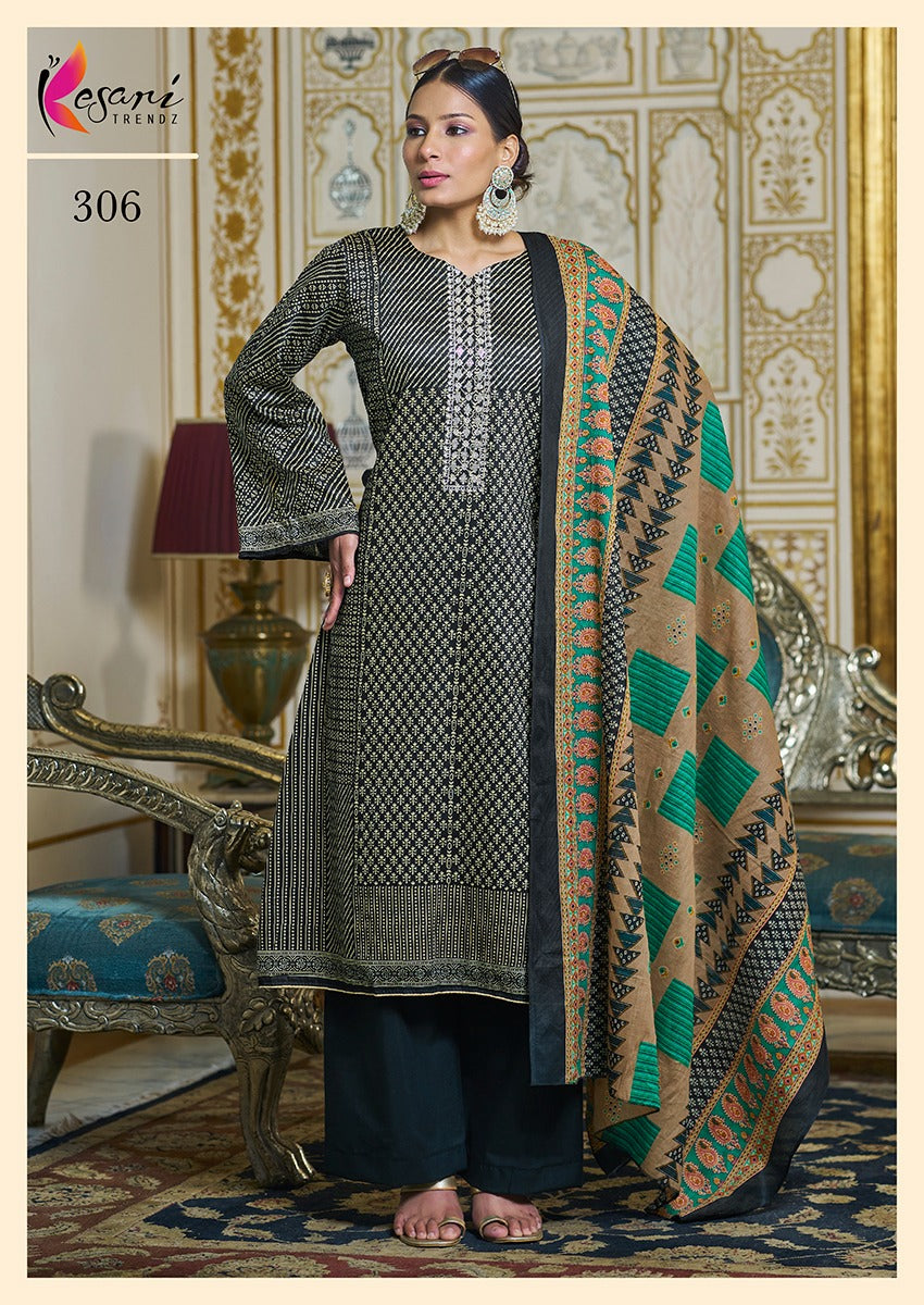 Ruhi Kesari Trendz Jaam Karachi Salwar Suits Wholesale Price