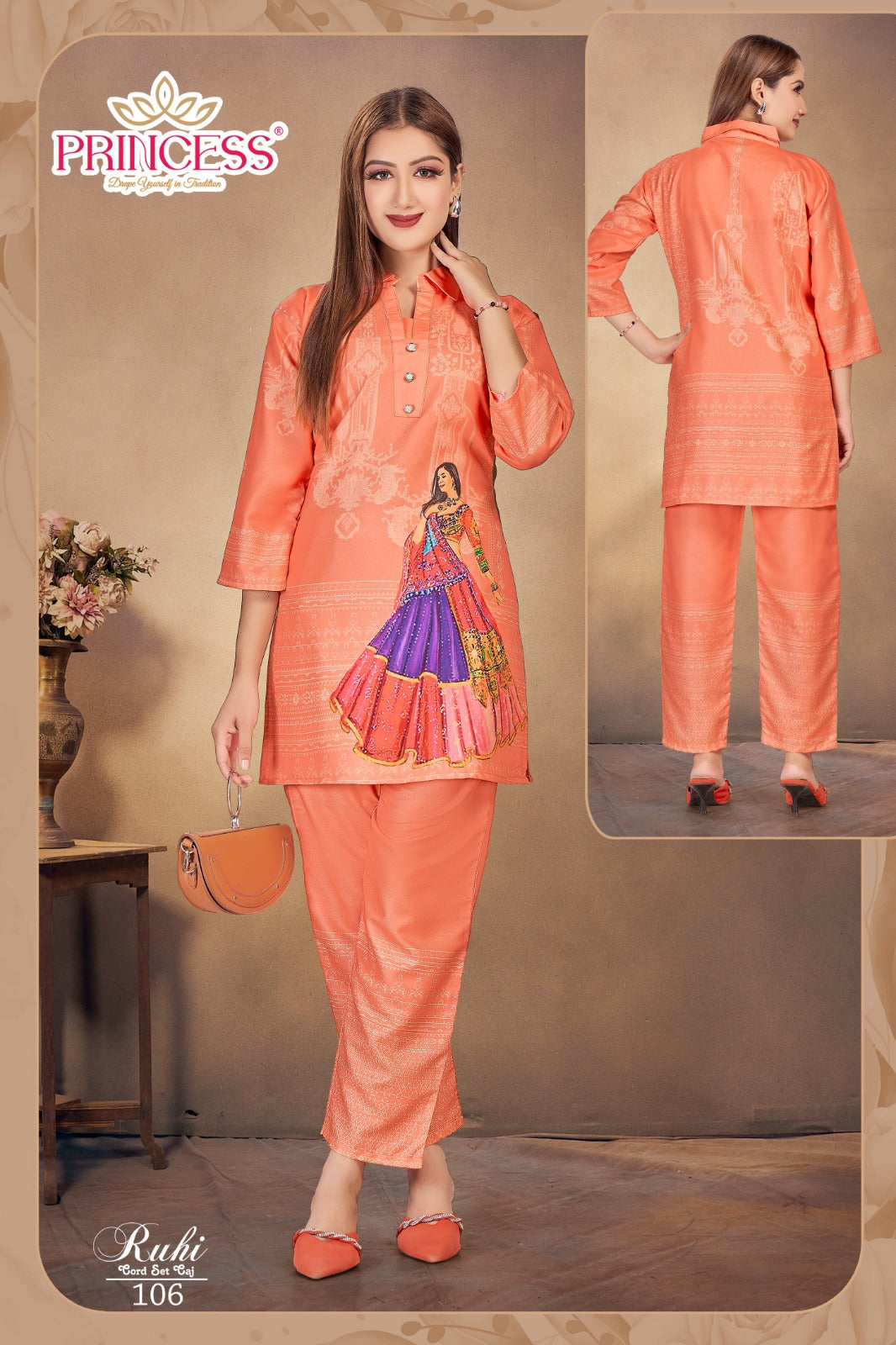 Ruhi Princess Creation Rayon Co Ord Set Exporter Gujarat