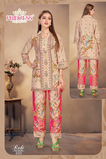 Ruhi Princess Creation Rayon Co Ord Set Exporter Gujarat