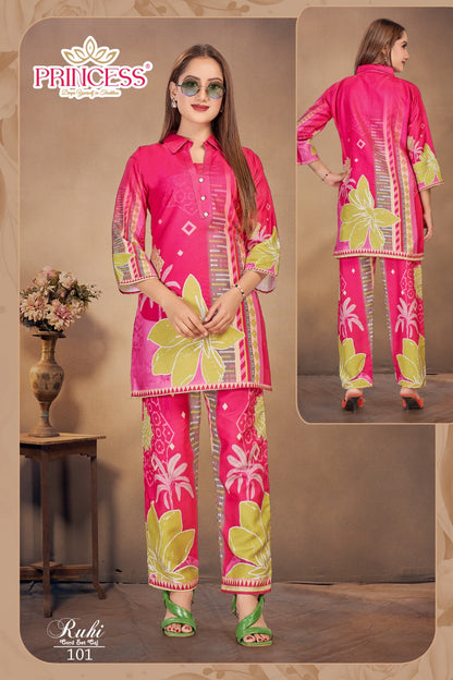 Ruhi Princess Creation Rayon Co Ord Set Exporter Gujarat