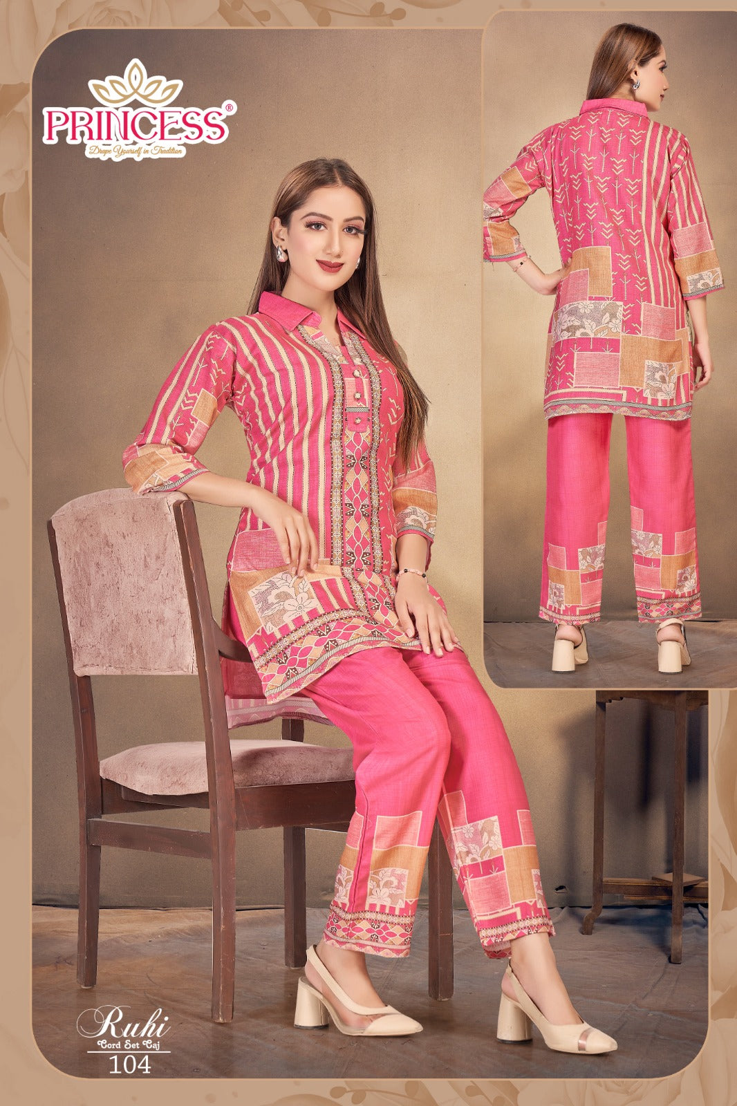 Ruhi Princess Creation Rayon Co Ord Set Exporter Gujarat